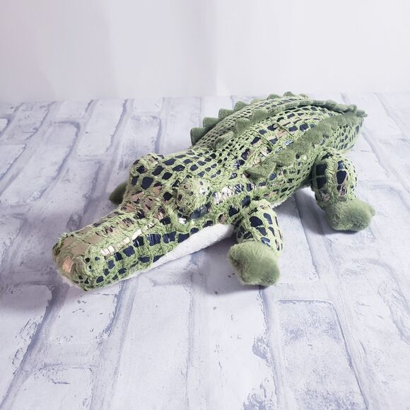 Bundle Two Green Alligator Plush Toys - Picture 3 of 7